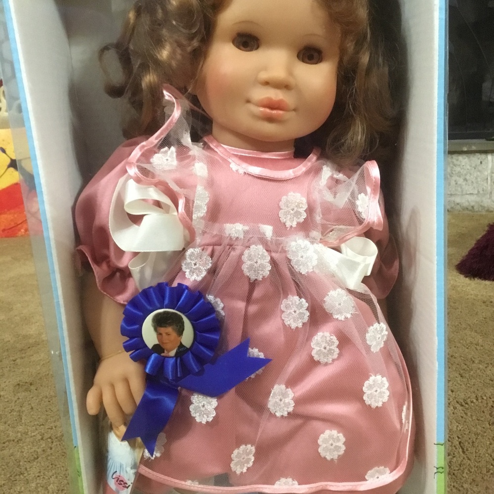 20 inch Lissi Doll ANA by Lissi Batz Germany Vinyl cloth COA w/ stand - Picture 15 of 16